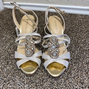 antonio melani bling heels